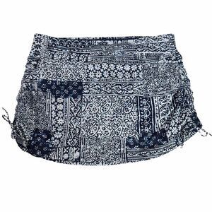 Lands End Womens 16W Tummy Control Adjustable Side Swim Skirt